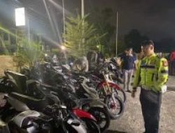 Balapan Liar Sangat Meresahkan, 31 Kendaraan Diamankan