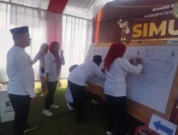 Simulasi Pemungutan dan Perhitungan Suara dengan SIREKAP Libatkan 72 Warga Tinambung