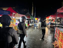 Tingkatkan Keamanan Pasca Pemungutan Suara Pilkada Serentak, Polres Majene Gelar Patroli Jalan Kaki