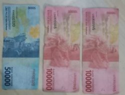 Hati Hati Uang Palsu Diduga Menyasar Beredar  di Malunda