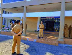 Sekda Kabupaten Majene Tegaskan Disiplin ASN Lewat Apel Pagi Gabungan Tiga OPD