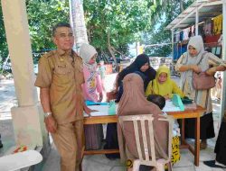 Pj Kades Pesuloang Tinjau Dua Posyandu dalam Rangka Pelatihan Kader 25 Kompetensi Layanan