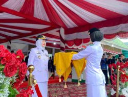 Upacara Penurunan Bendera Tutup Rangkaian Peringatan HUT ke-80 RI di Majene