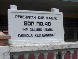 Dinas Pendidikan Majene Rehabilitasi Ruang Kelas SDN 48 Galung Senilai Rp89,5 Juta