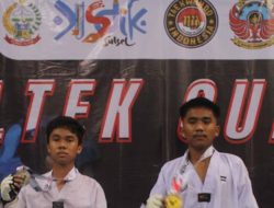 Siswa SMPN 3 Majene Raih Medali Perak di Ajang Kejuaraan Taekwondo Poltek Cup 2025