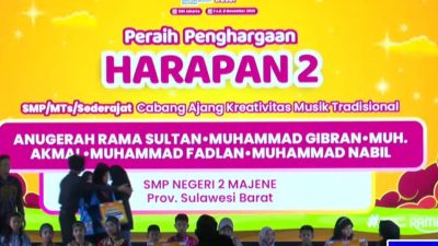 SMPN 2 Majene Harumkan Majene di Kancah Nasional, Kadisdikpora Sampaikan Apresiasi