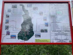 Peta Desa Lego Resmi Terpasang, Inisiatif Mahasiswa KKN Unsulbar