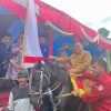 Bupati Majene Lepas Pawai Arak-arakan Messawe Totamma di Tubo Sendana