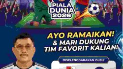 Bupati Majene Ajak Masyarakat Nobar Portugal vs Spanyol di Pelataran Boyang Assamalewuang