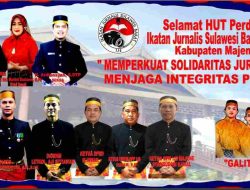 HUT Pertama IJS Majene, Bupati Achmad Syukri: Pers Berintegritas Pilar Penting Demokrasi