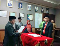Bupati Majene Lantik Budi Mansur sebagai Direktur Perumda Air Minum Tirta Mandar