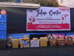 Semarak Mappasukku Palluluareang, Warga Kelurahan Labuang Ikuti Jalan Santai