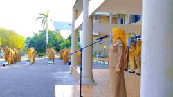 Apel Gabungan Pemkab Majene, Wabup Tekankan Disiplin ASN dan Pencapaian Target OPD