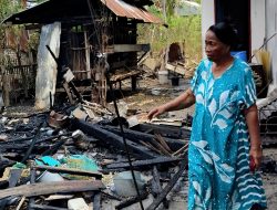 Diduga Sisa Api Kayu Bakar, Rumah Warga di Majene Terbakar, Kerugian Capai Rp15 Juta